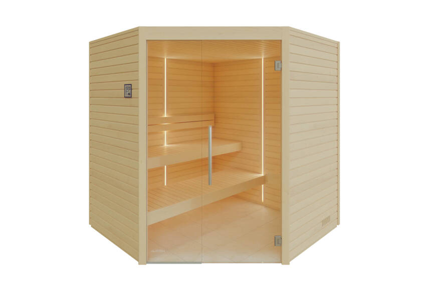 Sauna AUROOM Varia wymiar 120x120x210