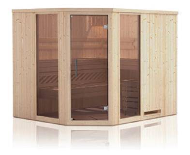 Sauna model AX2020EW2 wymiar 194x194x199