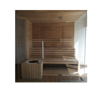 Sauna AURA Premium wymiar 234x170x242- wystawowa - 50% RABAT - SUPER PROMOCJA !!!